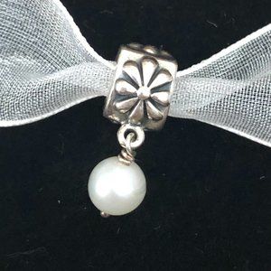 Pandora Pearl Drop Dangle Charm